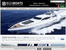 Tablet Screenshot of ibiza-boats.es